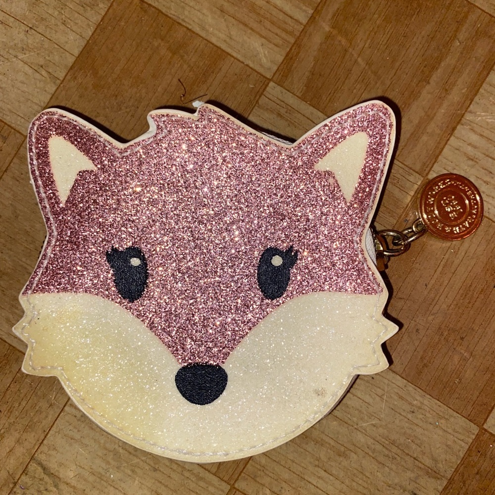 Sparkly Fox Coin Purse